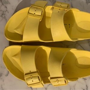 Birks Peva yellow two strap Arizona